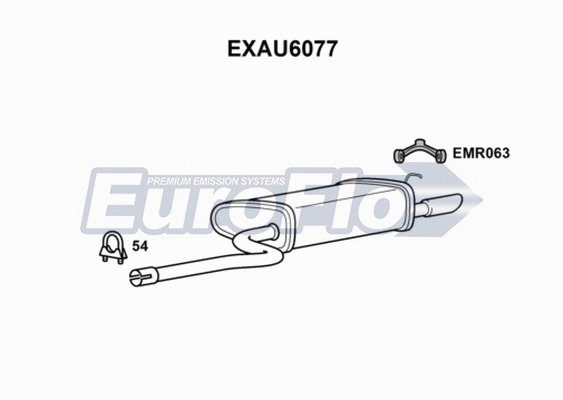 Rear Muffler (EXAU6077)