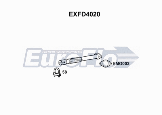 Exhaust Pipe (EXFD4020)