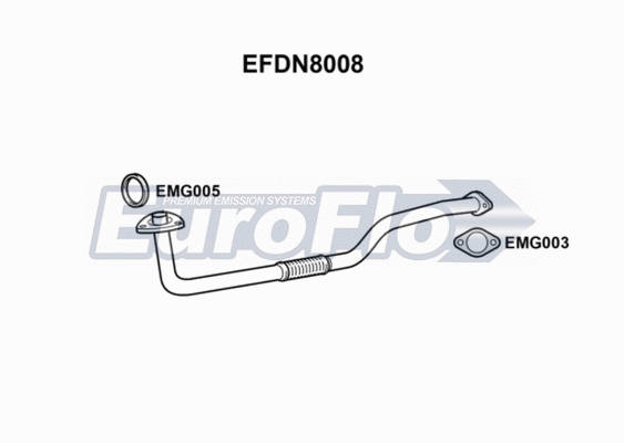 Exhaust Pipe (EFDN8008)