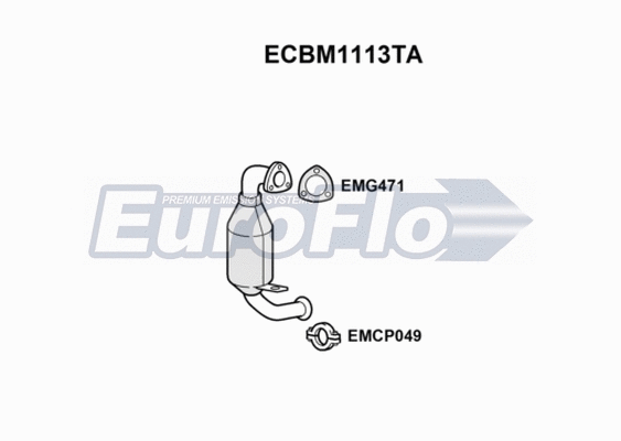 Catalytic Converter (ECBM1113TA)