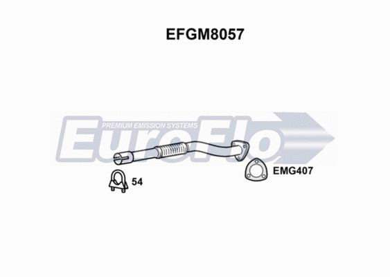 Exhaust Pipe (EFGM8057)