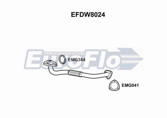 Exhaust Pipe (EFDW8024)