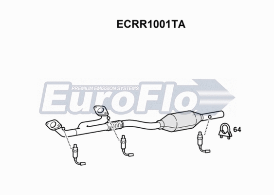 Catalytic Converter (ECRR1001TA)