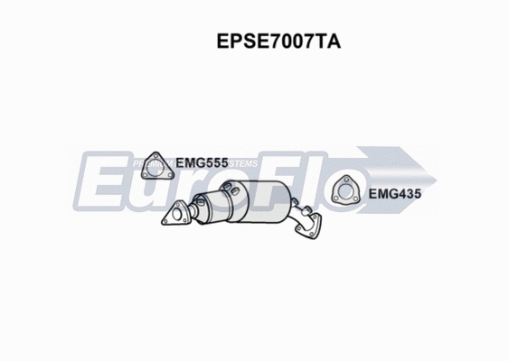 Soot/Particulate Filter, exhaust system (EPSE7007TA)