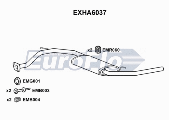 Rear Muffler (EXHA6037)