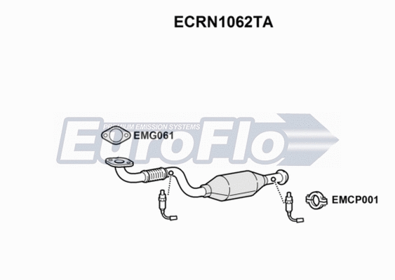 Catalytic Converter (ECRN1062TA)