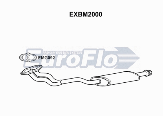 Exhaust Pipe (EXBM2000)