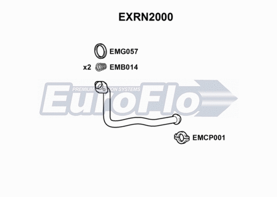 Exhaust Pipe (EXRN2000)