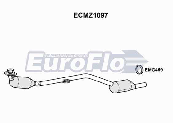 Catalytic Converter (ECMZ1097)