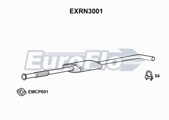 Centre Muffler (EXRN3001)