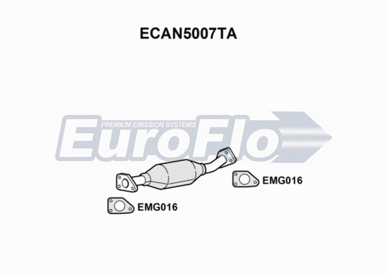 Catalytic Converter (ECAN5007TA)