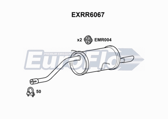 Rear Muffler (EXRR6067)