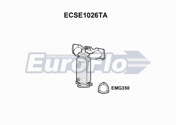 Catalytic Converter (ECSE1026TA)