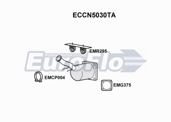Catalytic Converter (ECCN5030TA)