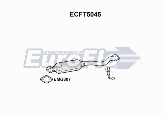 Catalytic Converter (ECFT5045)