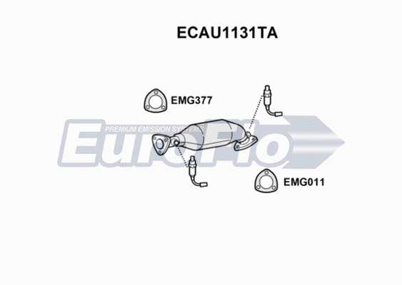 Catalytic Converter (ECAU1131TA)