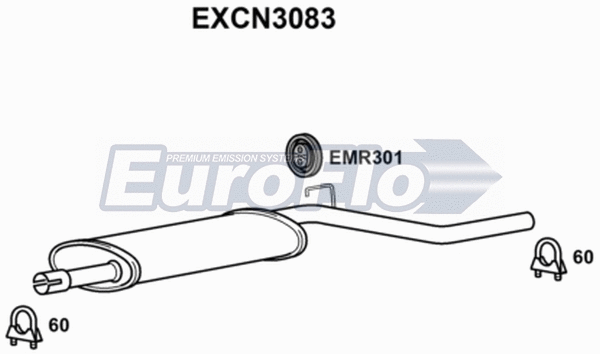 Centre Muffler (EXCN3083)
