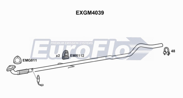 Exhaust Pipe (EXGM4039)