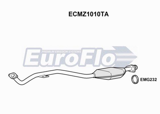 Catalytic Converter (ECMZ1010TA)