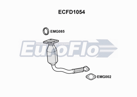 Catalytic Converter (ECFD1054)
