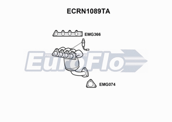 Catalytic Converter (ECRN1089TA)