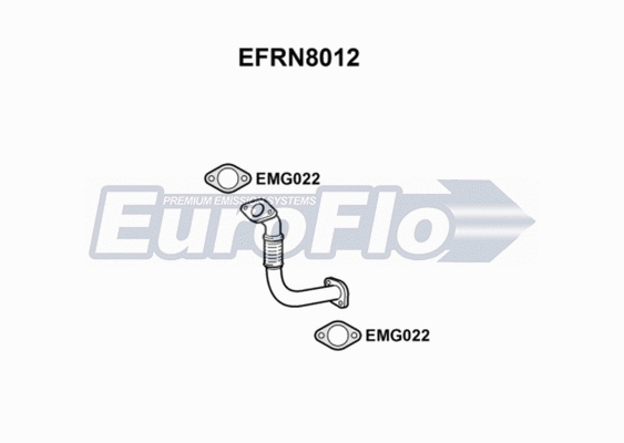 Exhaust Pipe (EFRN8012)