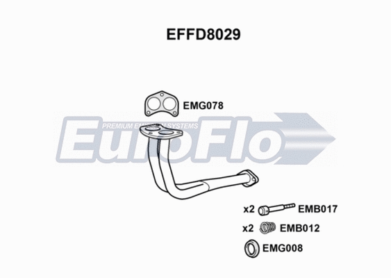 Exhaust Pipe (EFFD8029)