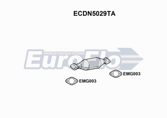 Catalytic Converter (ECDN5029TA)