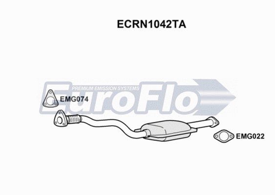 Catalytic Converter (ECRN1042TA)