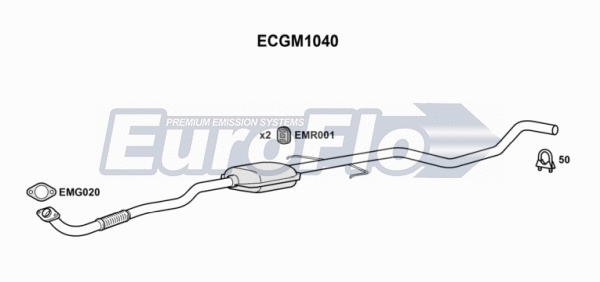 Catalytic Converter (ECGM1040)