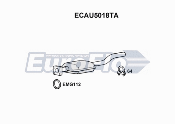 Catalytic Converter (ECAU5018TA)