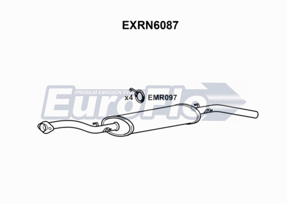 Rear Muffler (EXRN6087)
