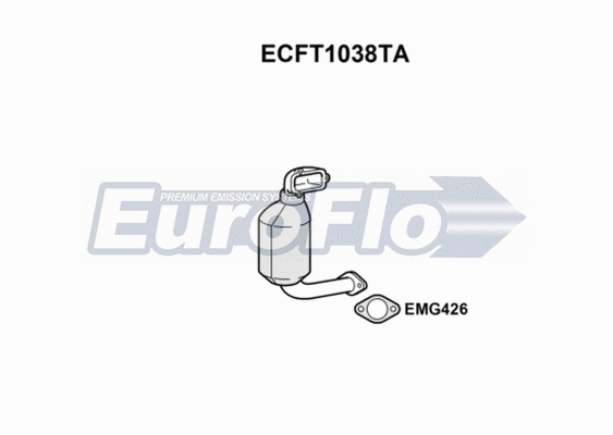 Catalytic Converter (ECFT1038TA)