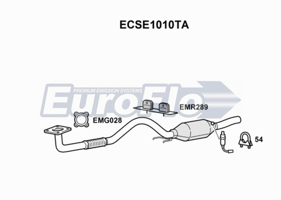 Catalytic Converter (ECSE1010TA)