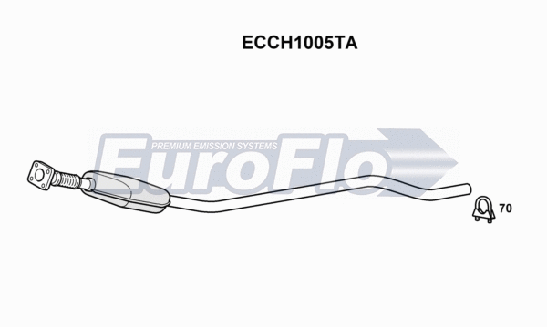 Catalytic Converter (ECCH1005TA)