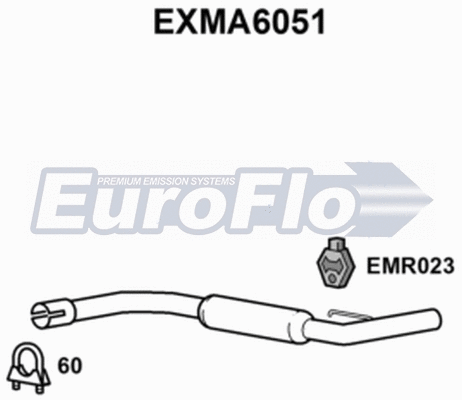 Rear Muffler (EXMA6051)