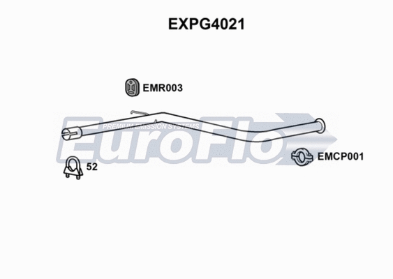 Exhaust Pipe (EXPG4021)