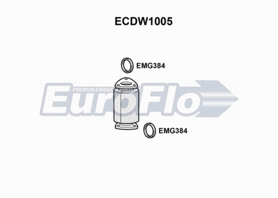 Catalytic Converter (ECDW1005)