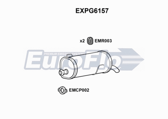 Rear Muffler (EXPG6157)
