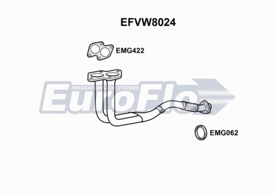 Exhaust Pipe (EFVW8024)