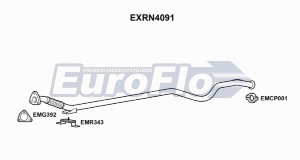 Exhaust Pipe (EXRN4091)
