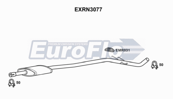 Centre Muffler (EXRN3077)