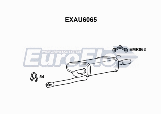 Rear Muffler (EXAU6065)