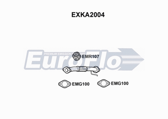 Exhaust Pipe (EXKA2004)