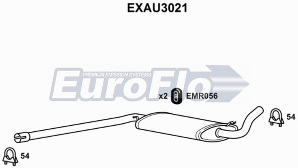 Centre Muffler (EXAU3021)