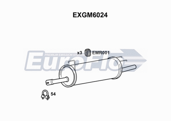 Rear Muffler (EXGM6024)