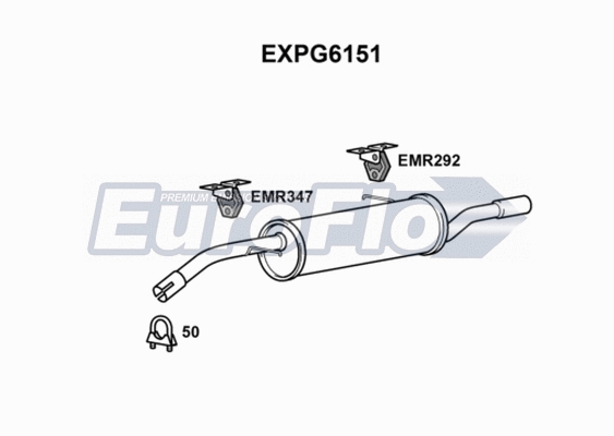 Rear Muffler (EXPG6151)