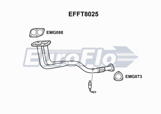 Exhaust Pipe (EFFT8025)