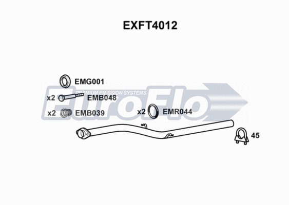 Exhaust Pipe (EXFT4012)