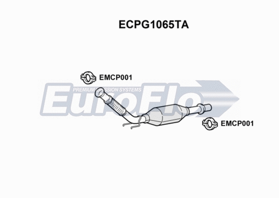 Catalytic Converter (ECPG1065TA)